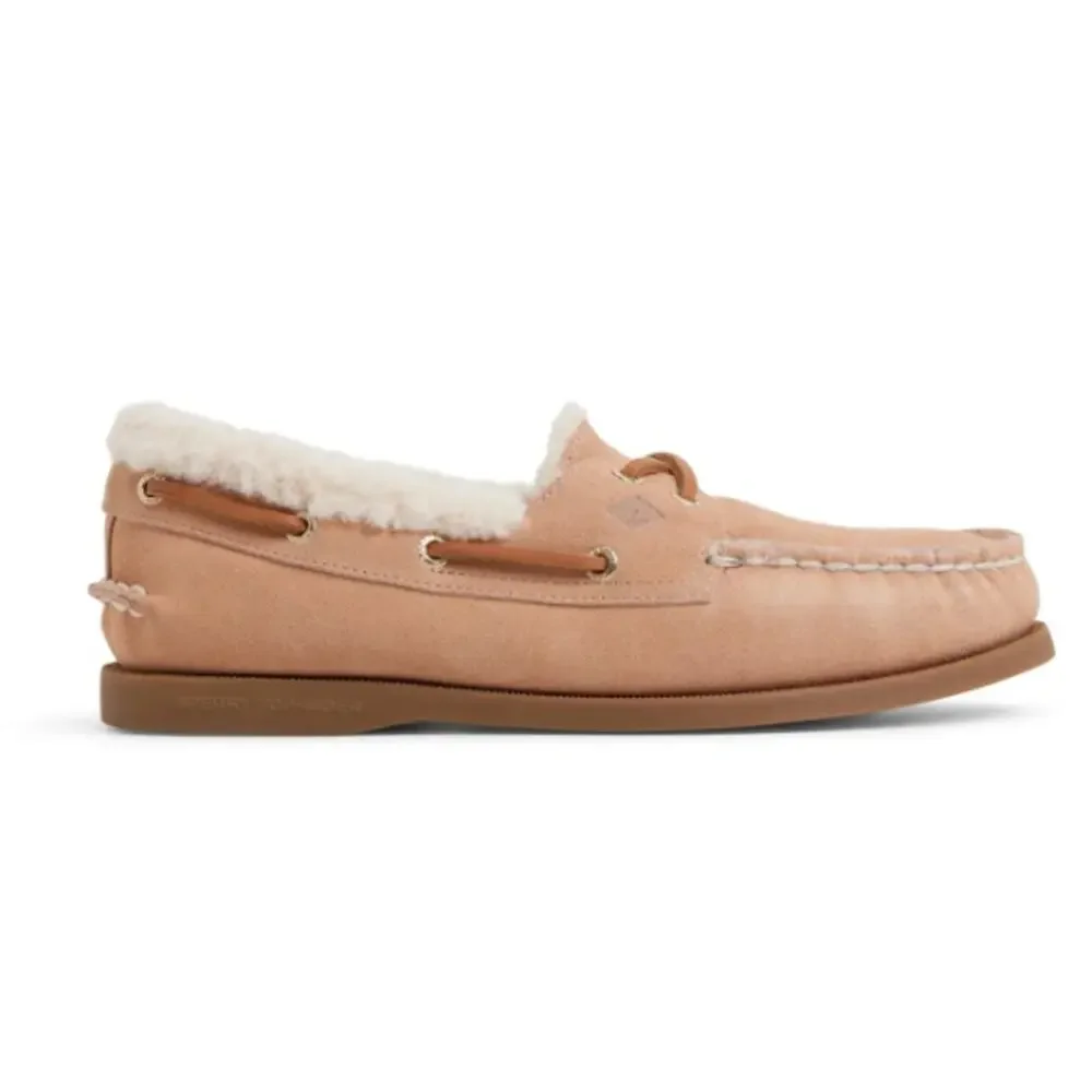 Sperry Womens Authentic Original 2 Eye Boat Shoes US 9 EU 40 Tan Suede NWOB